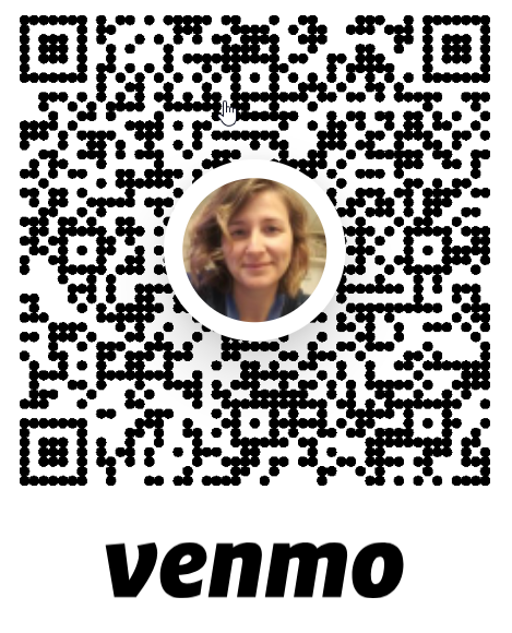 Barbie’s Cozy Crumb Bakery Venmo payment QR code